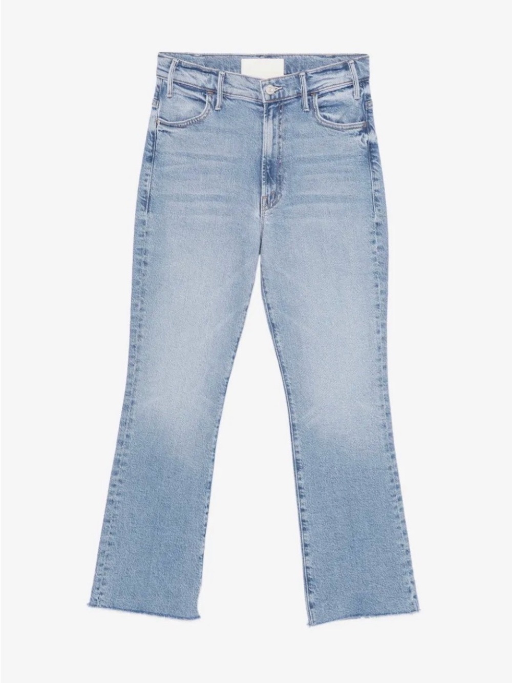 MOTHER The Hustler Ankle Jean Light Blue Straight/Flare Leg Jeans - Picture 16 of 16